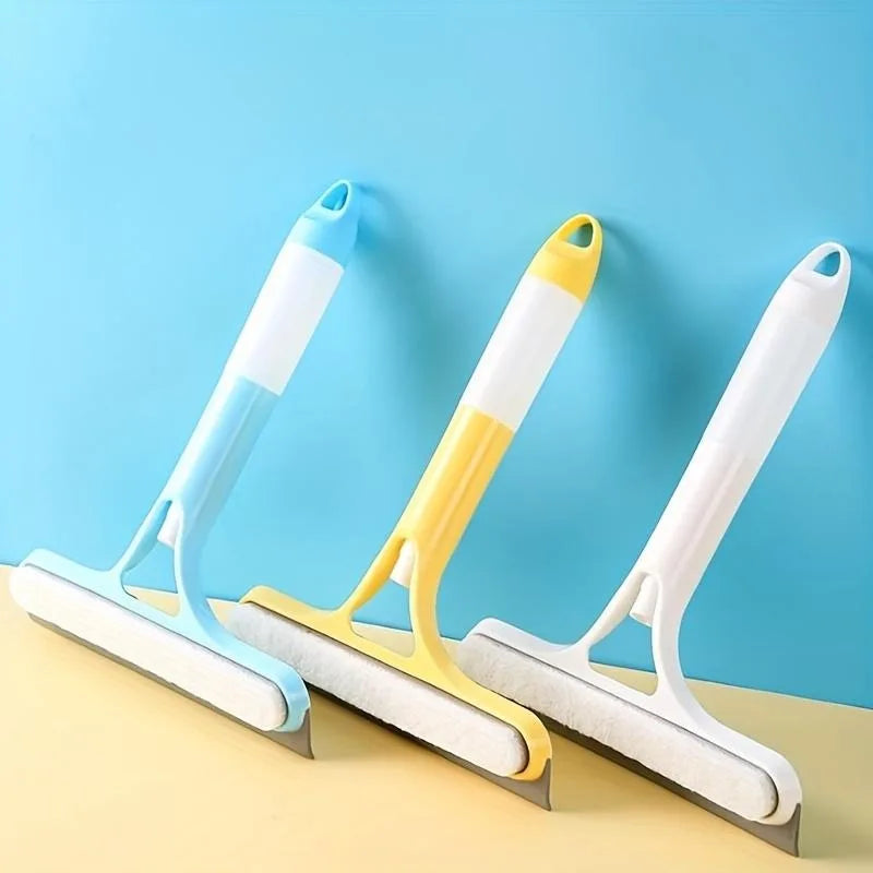 Limpa-Vidros Multifunções com Spray – Escova de Limpeza para Casa e Automóvel
