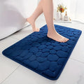 Tapete de Casa de Banho 3D Antiderrapante | Efeito Pedras | Absorvente e Lavável