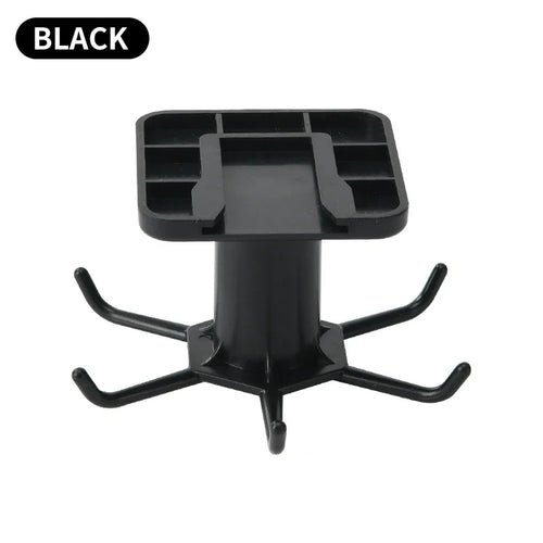 Suporte Organizador Giratório 360° para Cozinha com 6 Ganchos Adesivos