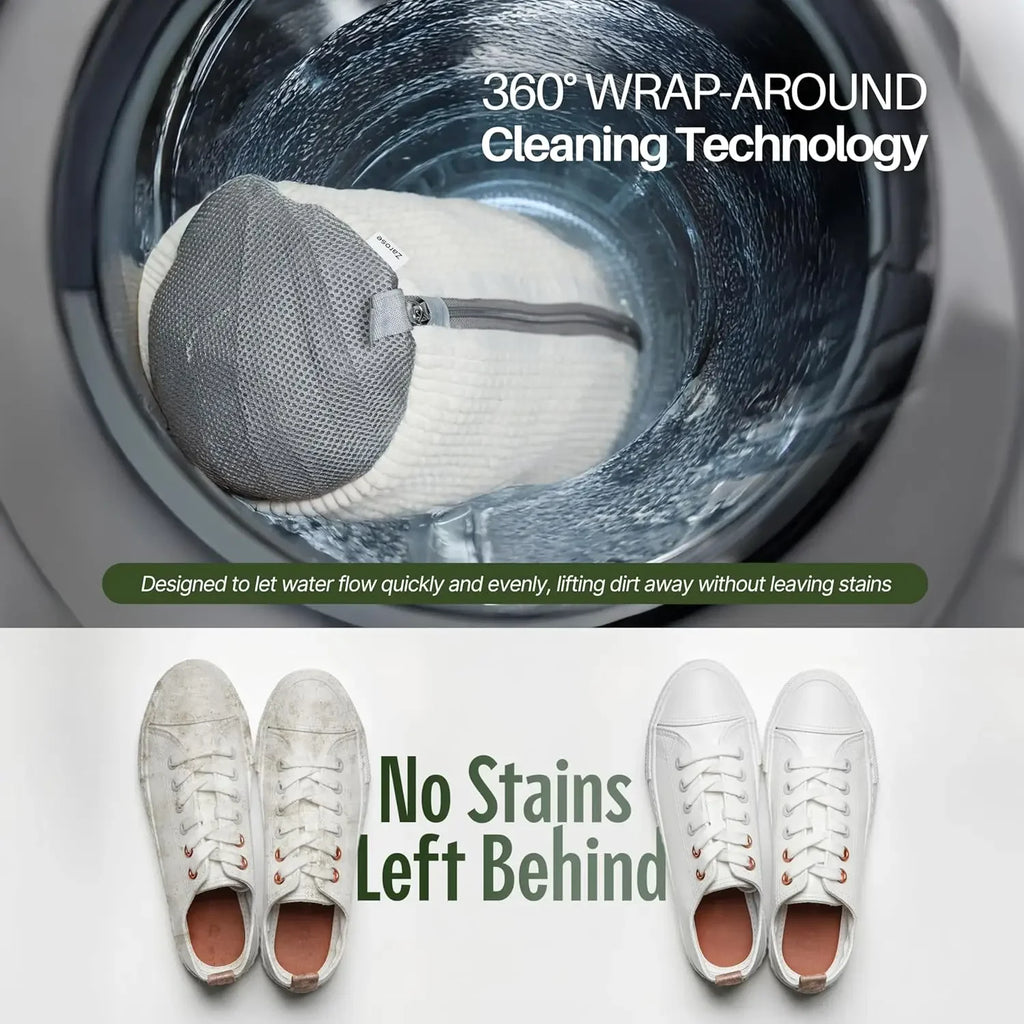 Saco de Lavagem de Ténis para Máquina de Lavar, 1/2 Unidades
