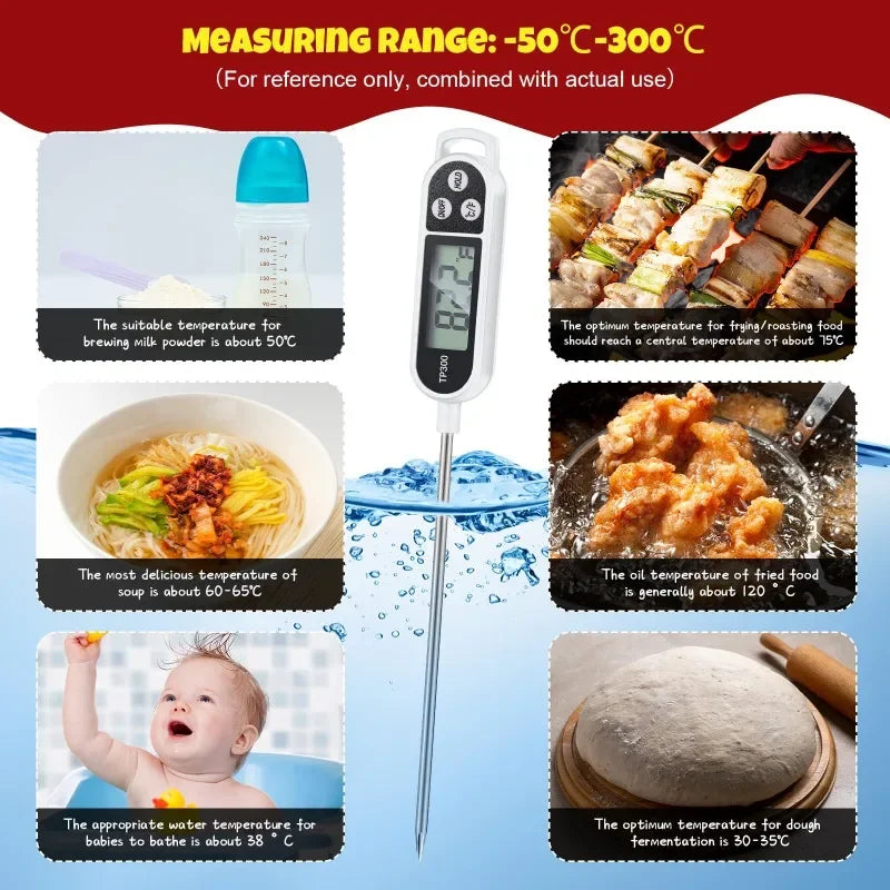 Termómetro de Cozinha Digital Eletrónico de Sonda para Alimentos