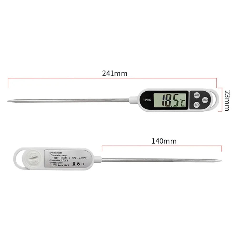 Termómetro Digital de Cozinha TP300 – Para Carne, Óleo, Água e BBQ