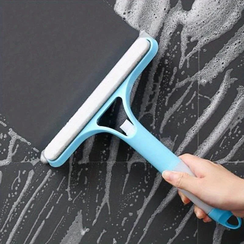 Limpa-Vidros Multifunções com Spray – Escova de Limpeza para Casa e Automóvel
