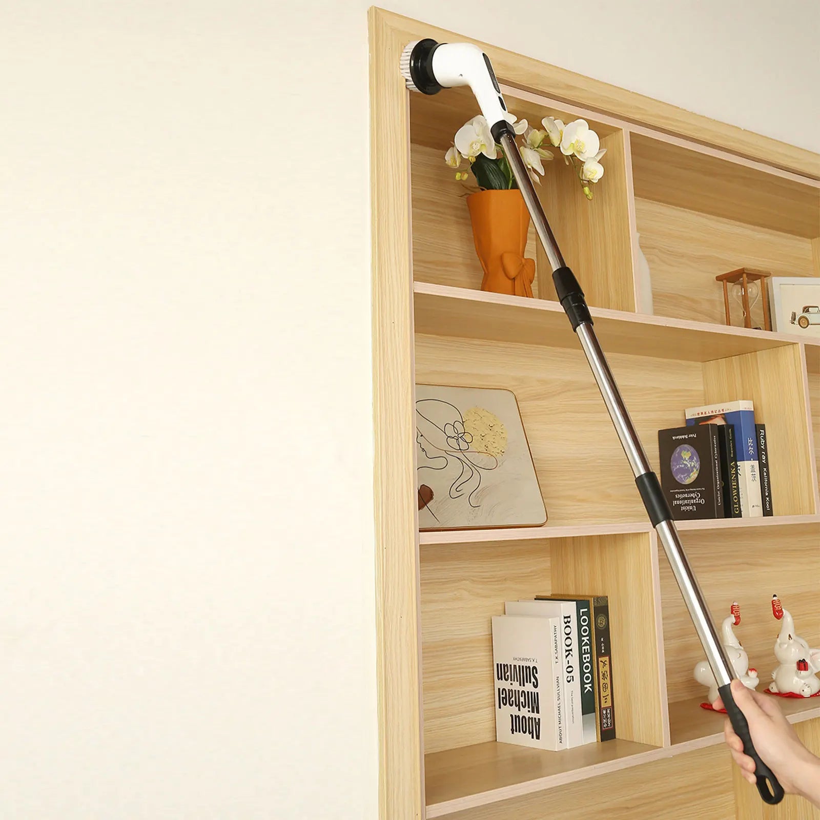 Escova Elétrica de Limpeza 9 em 1, 2000 mAh – Para Sala, Casa de Banho e Cozinha
