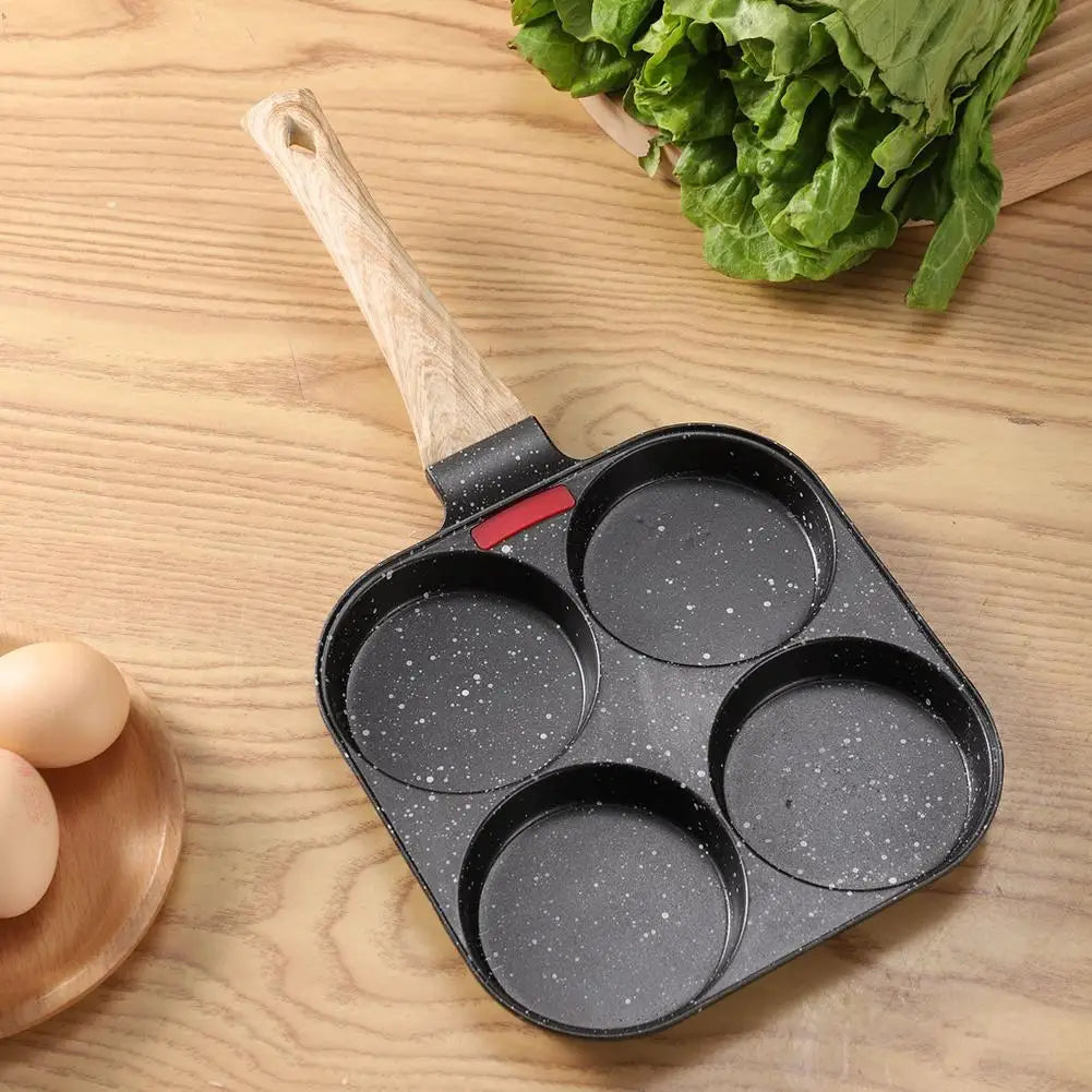 Frigideira Antiaderente 4 Cavidades para Ovos – Panquecas, Omeletes e Ovos Estrelados